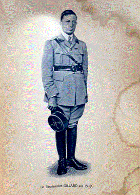 Le Lieutenant Dillard en 1919