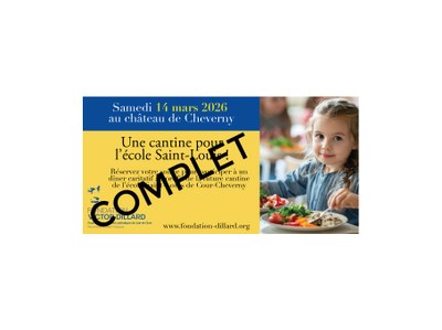 Le dîner caritatif 2026