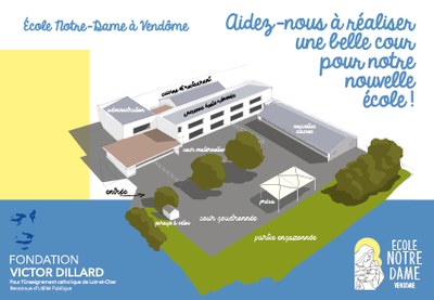 Une belle cour pour notre nouvelle école !